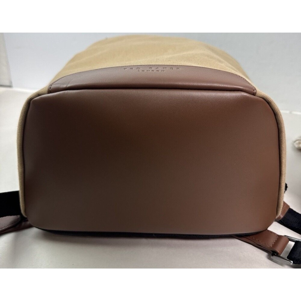 Ted Baker London $295 Xaden Cotton and Leather Backpack NWT - Picture 11 of 11